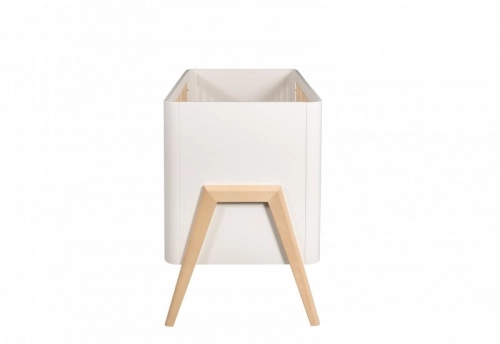 Детская кроватка со снимающийся боковиной TROLL Torsten White/wax COT-TR0596-WH/WAX