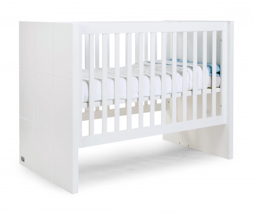 Детская раскладная кровать Трансформер 120x60 / 200х90 см Childhome Quadro White
