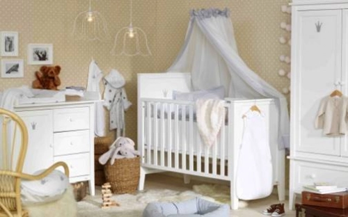Bērnu gulta TROLL Royal Warm grey COT-IV0263-SFG