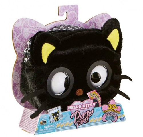 Bērnu interaktīva soma Purse Pets Sanrio Hello Kitty and Friends Chococat