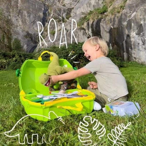 Детский чемодан с колёсиками Trunki Trunkisaurus