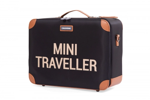 Bērnu koferis Childhome Mini Traveller Black Gold