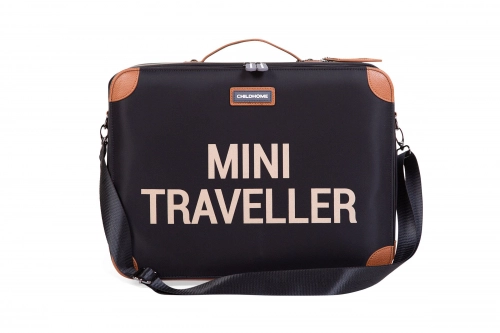Bērnu koferis Childhome Mini Traveller Black Gold