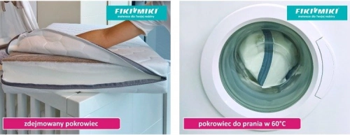 Детский матрас 120x60 кокос-гречка-пенополиуретан Fiki Miki Natura Baby Prestige Line