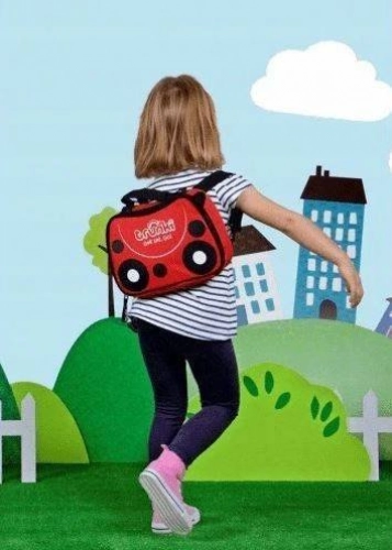 Детский Рюкзак Термосумка 2in1 Trunki Harley Ladybird Red