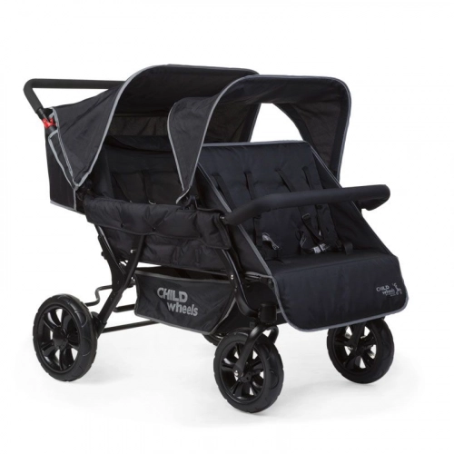 Bērnu rati četriem CHILDHOME CHILDWHEELS Two by two + RC