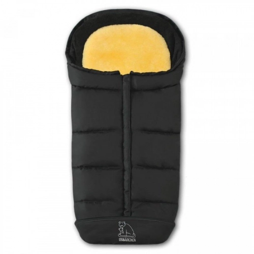 Bērnu ratu guļammaiss Heitmann Felle Comfort black 7975SZ