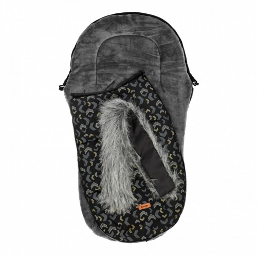 Bērnu ratu guļammaiss Sensillo Olaf Patterns black