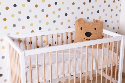 Детское Одеяло Двустороннее 80x100 см Childhome Jersey Melange Beige Muslin Teddy