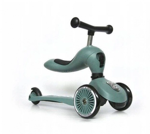 Bērnu skrejritenis ar sēdekli Scootandride Highwaykick 2in1 Forest