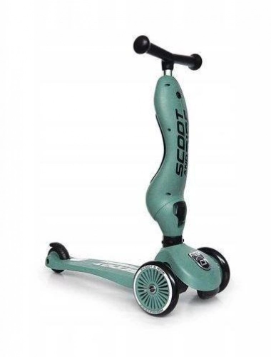 Bērnu skrejritenis ar sēdekli Scootandride Highwaykick 2in1 Forest