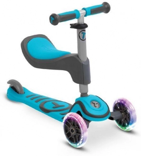 Bērnu skrejritenis Smart Trike Scooter T1 LED + Soma Blue