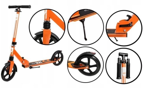 Детский самокат ZR WX107A Mint/Orange