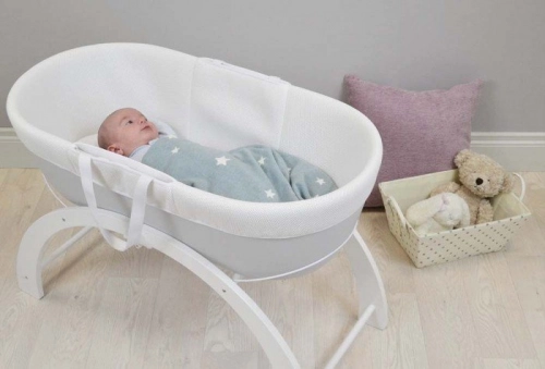 Bērnu šūpulis Shnuggle Dreami white 2in1