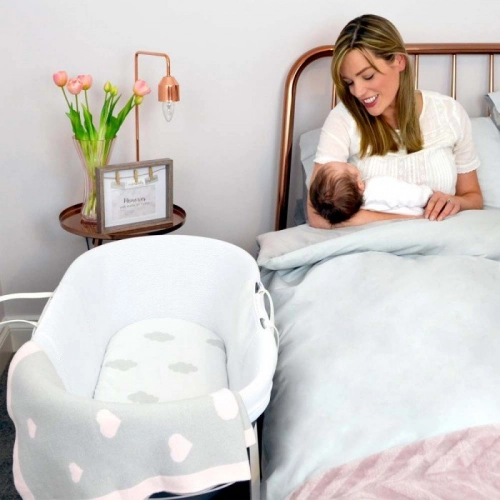 Bērnu šūpulis Shnuggle Dreami white 2in1