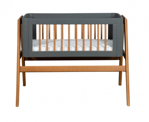Детская колыбель TROLL Torsten SealGrey/Teak SWC-TR0626-TK