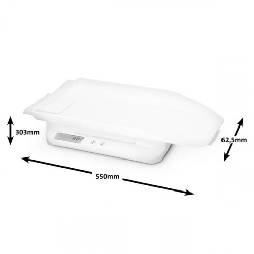 Bērnu svari Elektroniskie + Garuma mērītājs Alecto bc-55