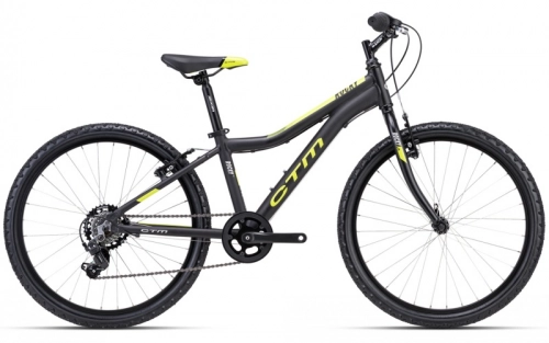 Bērnu velosipēds CTM Rocky 1.0 Black 24"