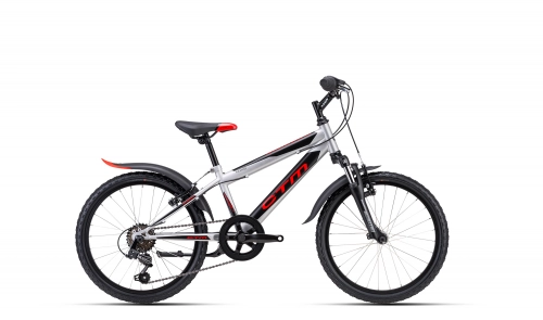 Bērnu velosipēds CTM Scooby 3.0 Silver 20 collas