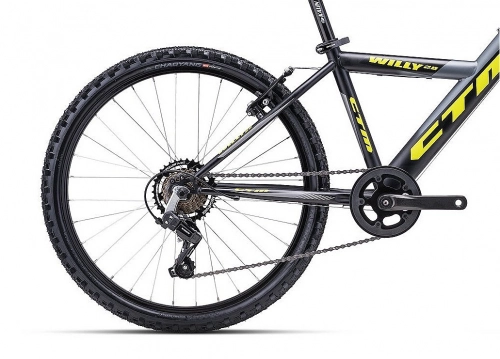 Bērnu velosipēds CTM Willy 2.0 Yellow black 24 collas