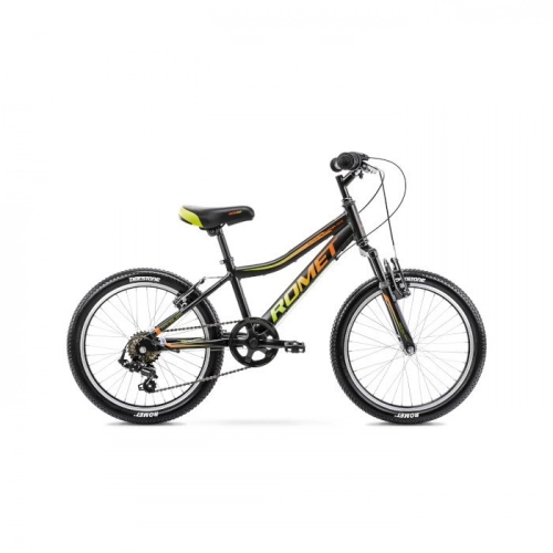 Детский велосипед Romet Rambler KID 2 Black/orange 20 collas