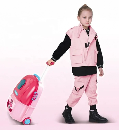 Детская кухня Чемодан 2в1 pink