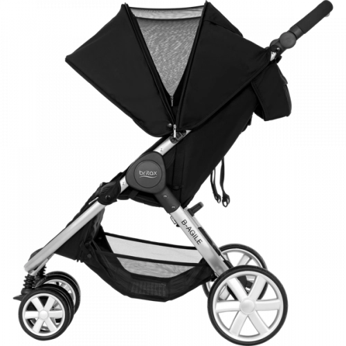 Britax Romer B-Agile Double Cosmos Black Dvīņu rati