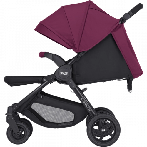 Britax Romer B-Motion 4 Plus Wine Red Sporta ratiņi