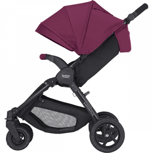 Britax Romer B-Motion 4 Plus Wine Red Sporta ratiņi