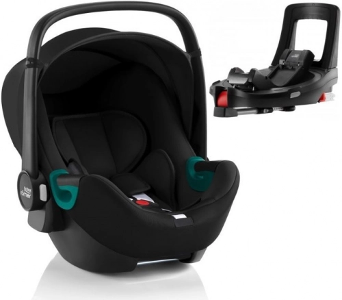 Britax Romer Baby-Safe 3 I-Size Space black Bērnu autosēdeklis 0-13 kg + Flex iSense bāze