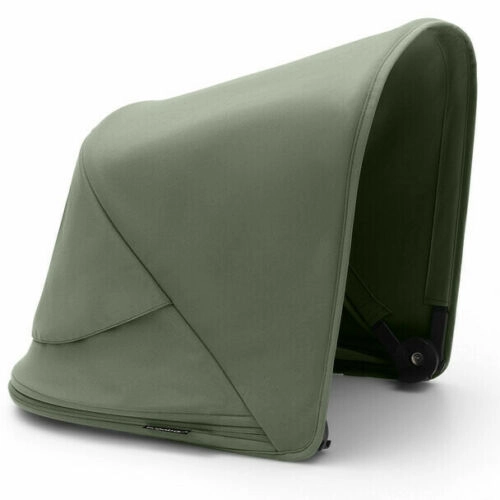 Bugaboo Fox 5 Midnight black Детская коляска 2в1 Графитовая рама + Kапюшон Forest Green