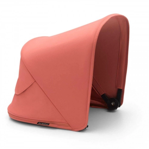 Bugaboo Fox 5 Midnight black Bērnu rati 2in1 Grafīta rāmis + Jumts Sunrise Red