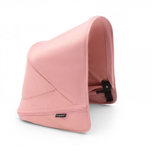 Bugaboo Fox 5 Midnight black Bērnu rati 2in1 Melns rāmis + Jumts Morning Pink