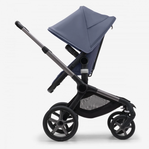 Bugaboo Fox 5 Stormy Blue Детская коляска 2в1 Графитовая рама