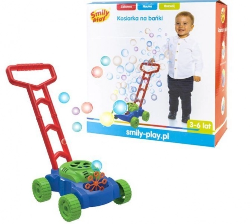 Burbuļmašīna Zāles pļāvējs Smily Play Red