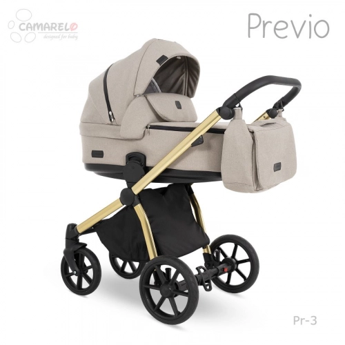 Camarelo Previo PR-3 Bērnu rati 2in1