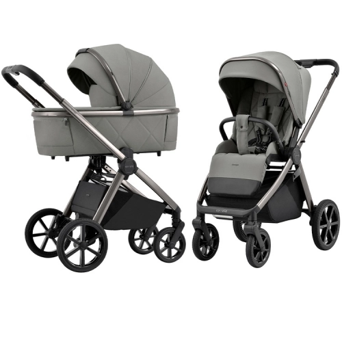 Carrello Omega 2024 2in1 Superb Grey Bērnu rati