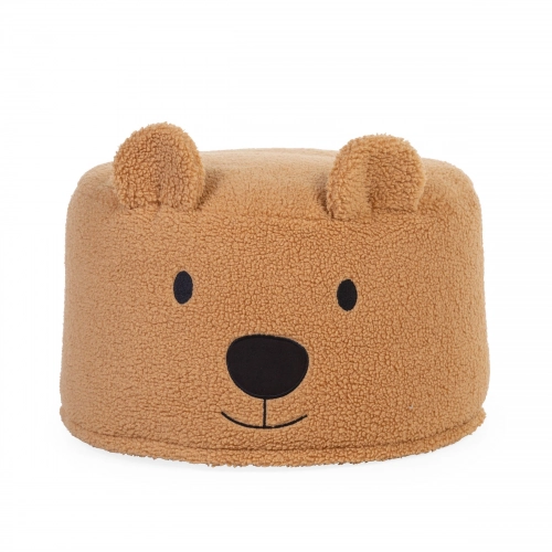 Bērnu krēsliņš-pufs 40 cm Childhome Teddy Bear Beige
