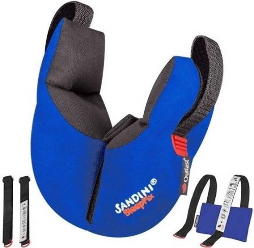 Ceļojumu spilvens autosēdeklim Sandini SleepFix Kids Outlast Blue