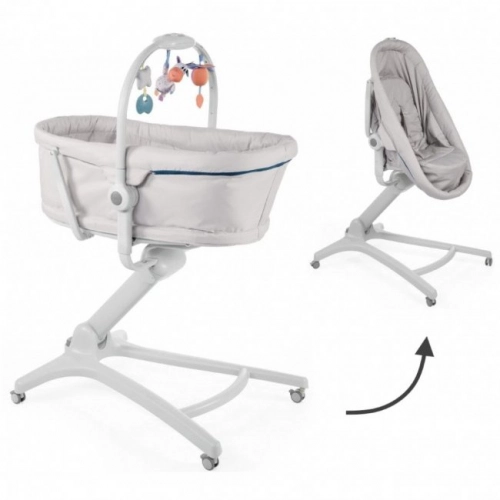 Chicco Baby Hug 4in1 Glacial Bērnu šūpuļkrēsliņš-Gulta