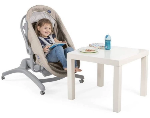 Chicco Baby Hug Air 4in1 Beige Колыбель Качалка Стульчик 4в1