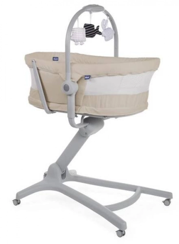 Chicco Baby Hug Air 4in1 Beige Колыбель Качалка Стульчик 4в1