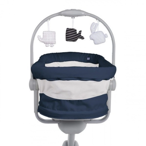 Chicco Baby Hug Air 4in1 India Ink Bērnu šūpuļkrēsliņš-Gulta