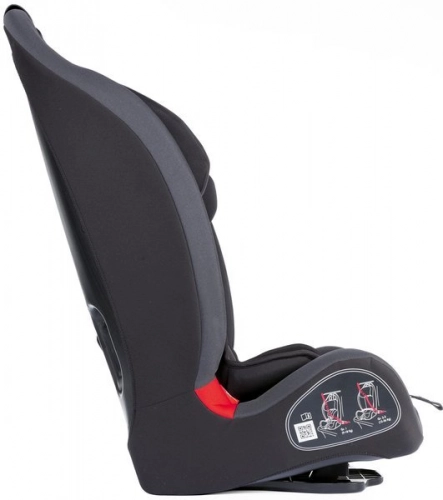 Chicco Gro-up 123 Jet Black Bērnu autosēdeklis 9-36 kg