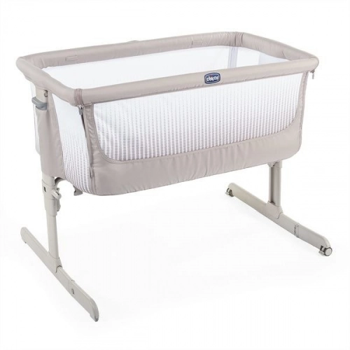 Chicco Next2Me Air Dark Beige Bērnu gulta-šūpulis