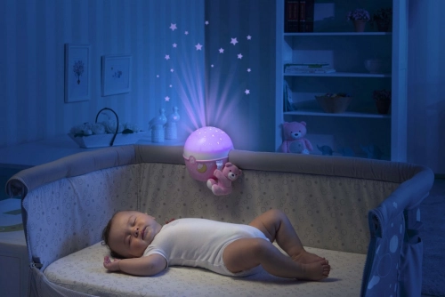 Chicco Next2Stars музыкальный проектор Pink