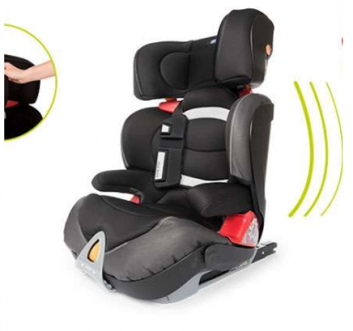 Chicco Oasys 2-3 FixPlus Evo Jet Black Детское автокресло 15-36 кг