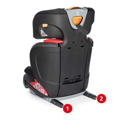 Chicco Oasys 2-3 FixPlus Evo Jet Black Детское автокресло 15-36 кг