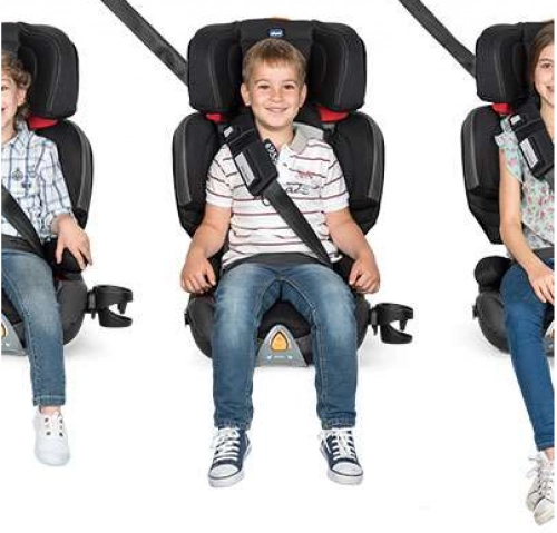 Chicco Oasys 2-3 FixPlus Evo Jet Black Детское автокресло 15-36 кг