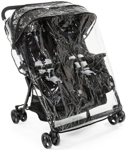 Chicco Ohlala Twin Silver Cat Dvīņu rati